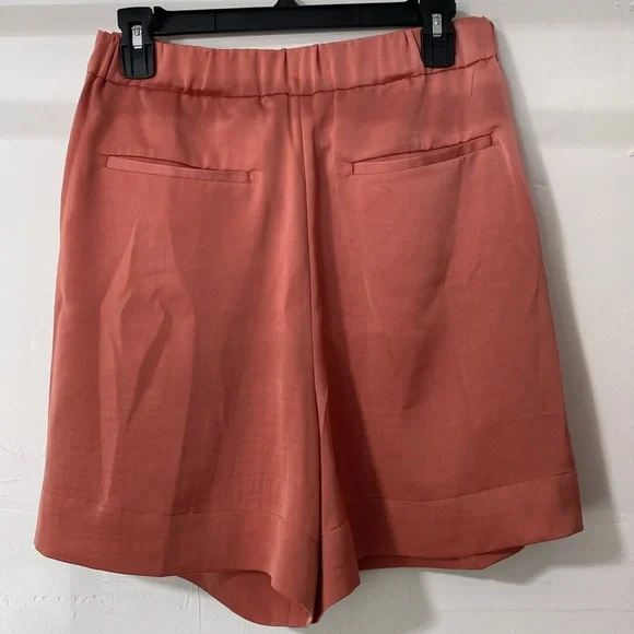 Banana Republic 2-Piece Coral Vest & Pleated Shorts Set Size 4 Top M Bottom - Picture 11 of 13